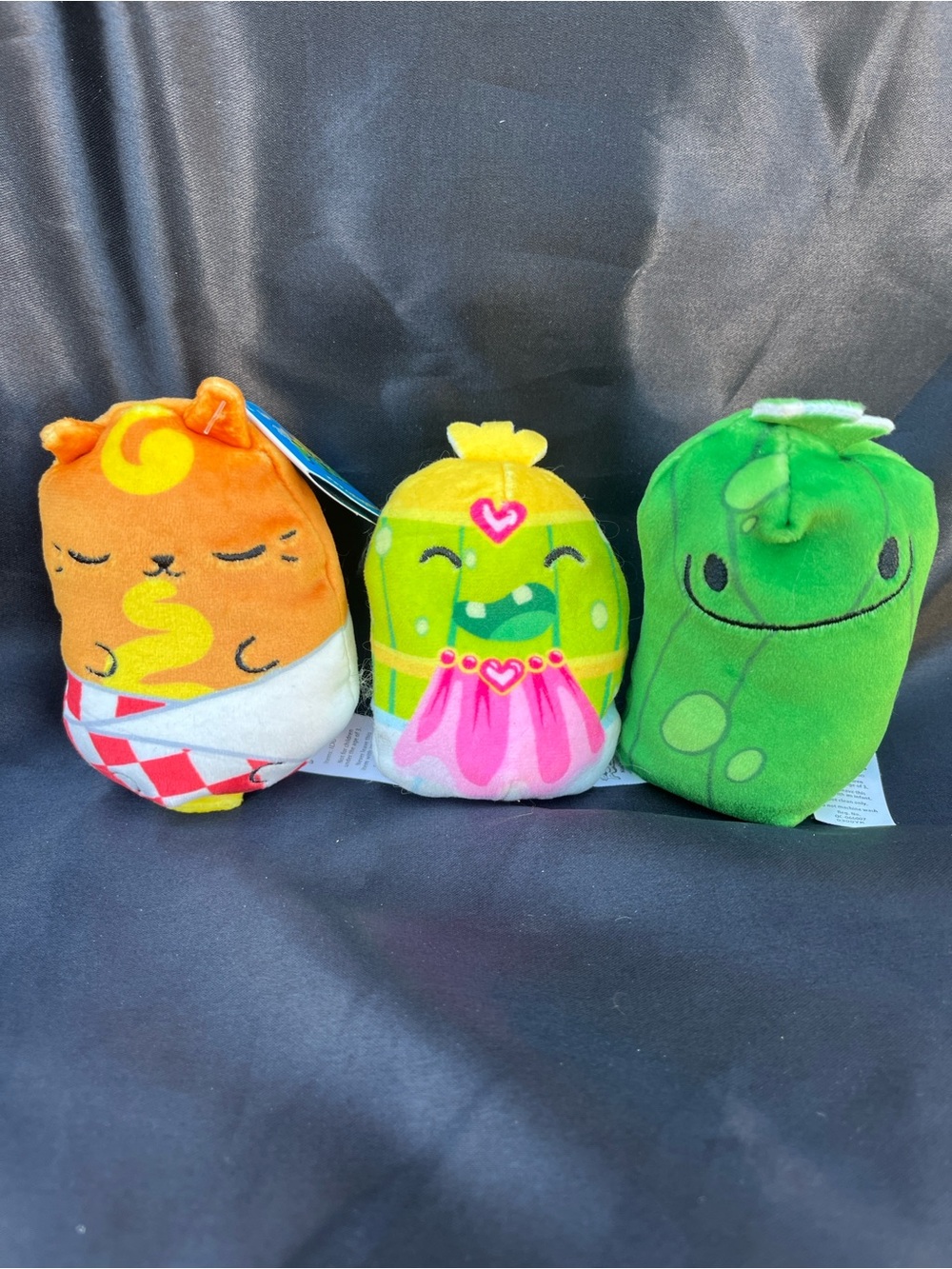 Cats vs Pickles Bean Bag Stuffed Plush - Carny Cat, Gherkins, Pickle